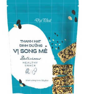 Thanh Hạt Dinh Dưỡng Vị Song Mè 135g ( Túi )
