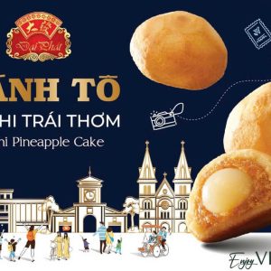 Bánh Tô Mochi Trái Thơm (Hộp 6 Bánh)